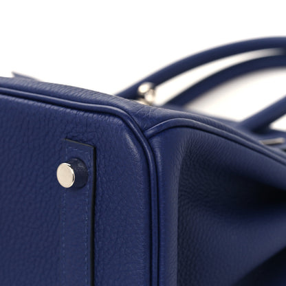 Hermes Togo Birkin 30 Bleu Encre 10 of 13