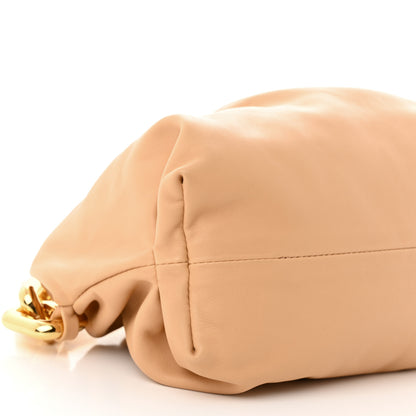 Bottega Veneta Calfskin The Pouch Chain Almond 9 of 10