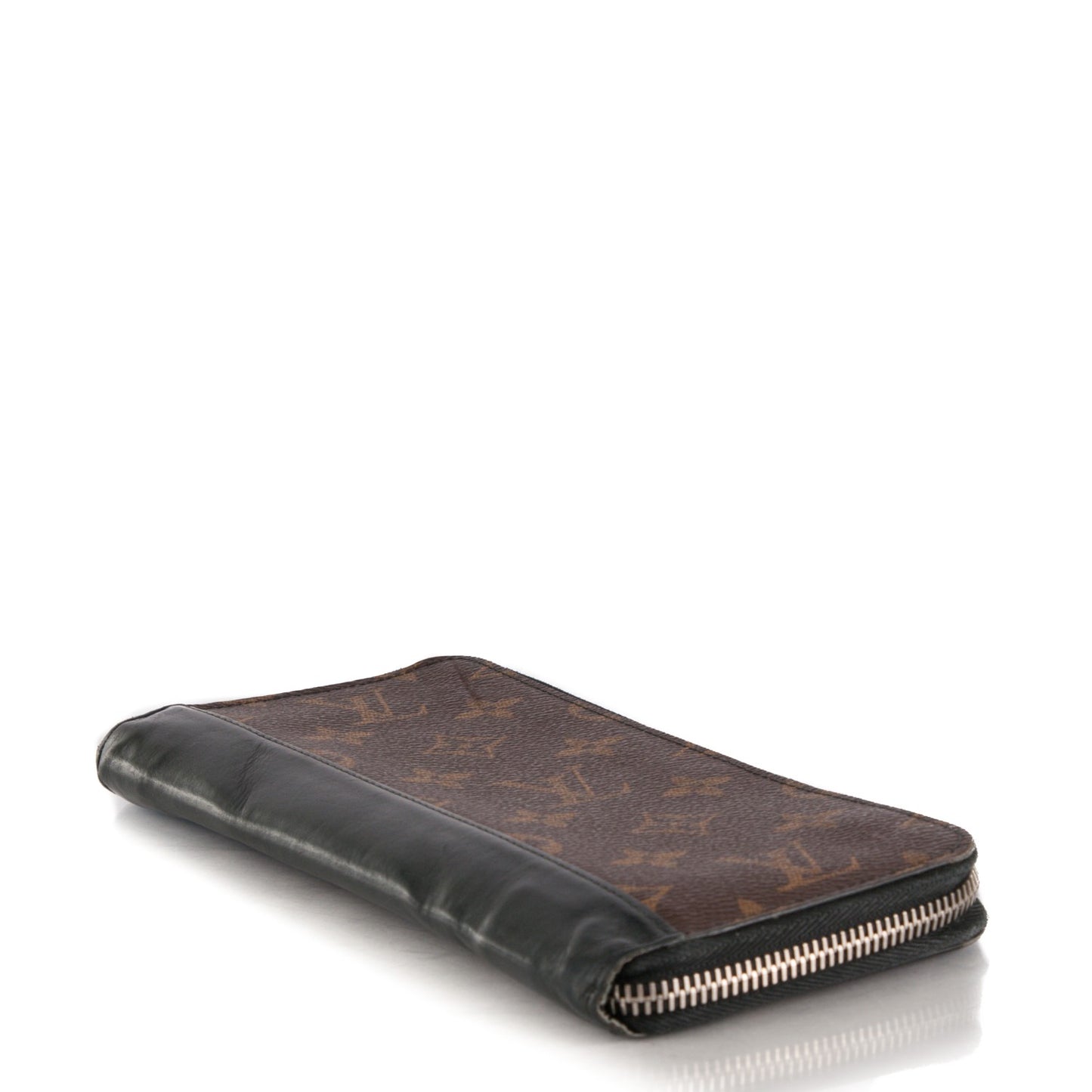 Monogram Macassar Vertical Zippy Wallet
