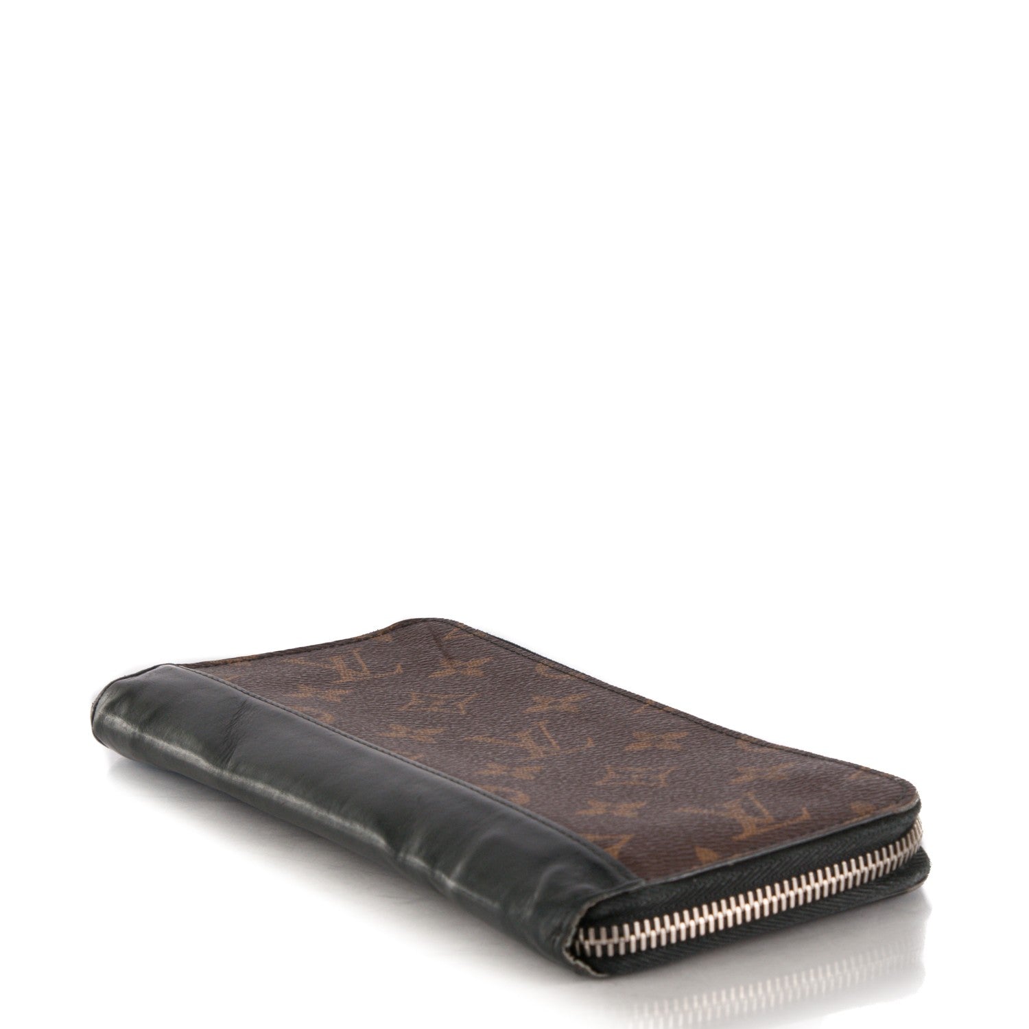 Louis Vuitton Monogram Macassar Vertical Zippy Wallet 4 of 7