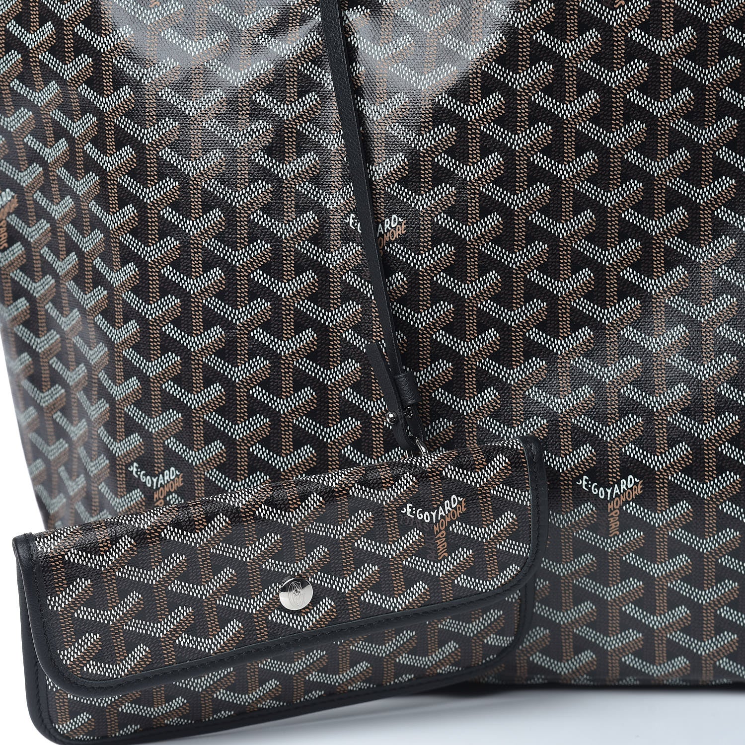 Goyard Goyardine Saint Louis GM Black 12 of 12