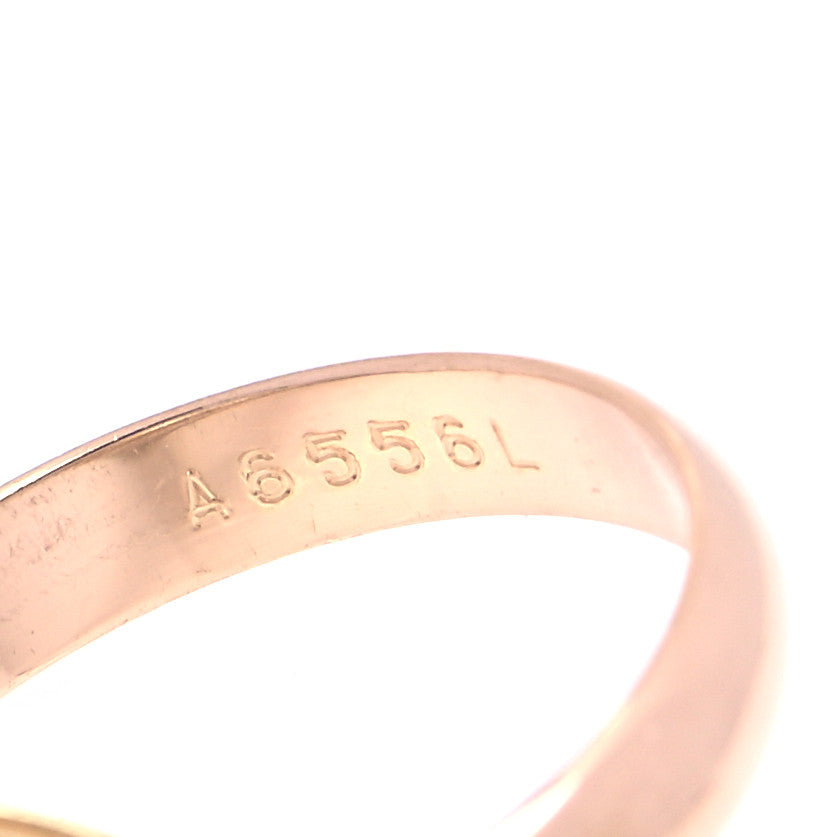 Cartier 18K Pink Yellow White Gold Classic Les Must De Cartier Trinity Ring 53 6.25 5 of 6