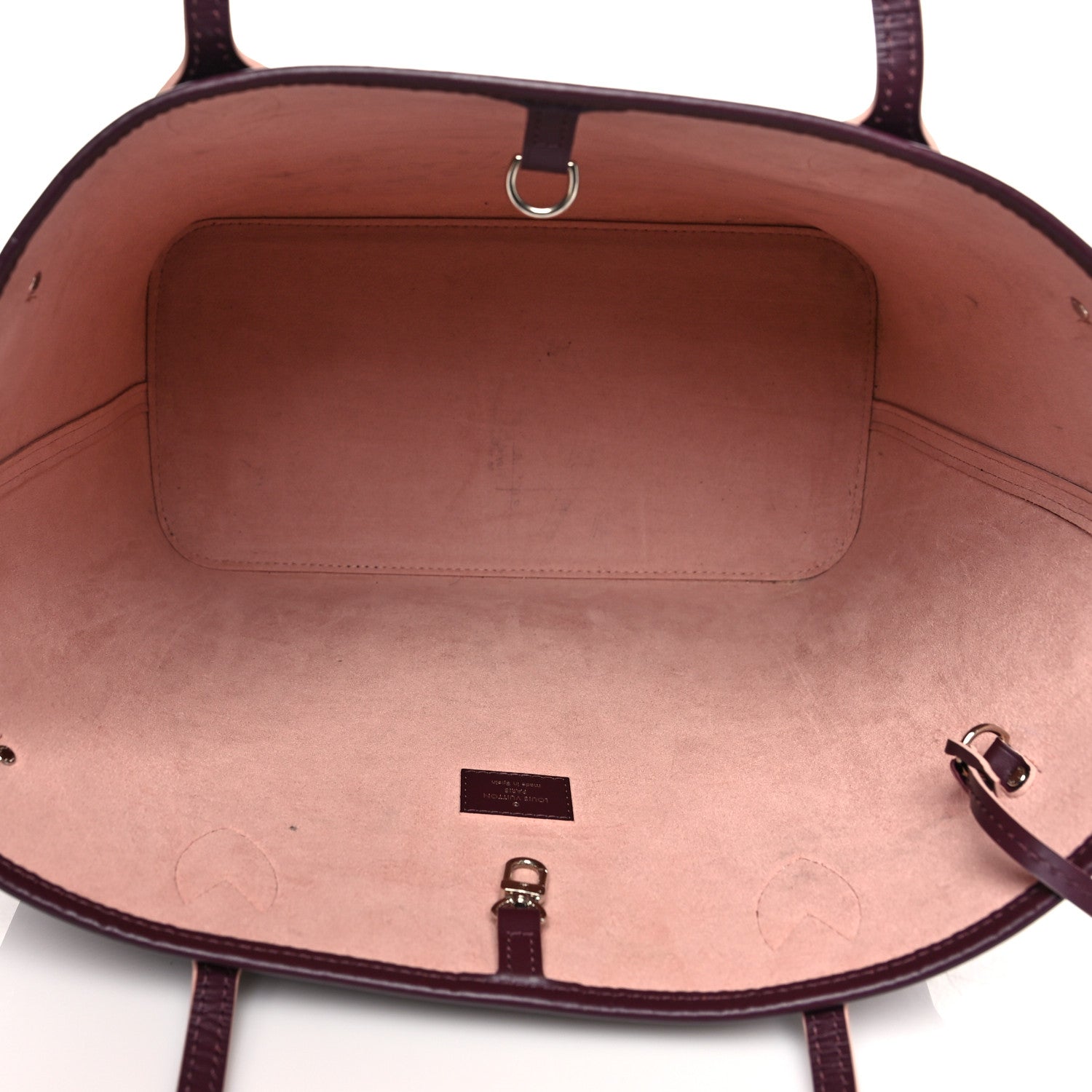 Louis Vuitton Epi Neverfull MM Prune Rose Poudre 6 of 14