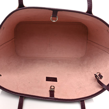 Louis Vuitton Epi Neverfull MM Prune Rose Poudre 6 of 14