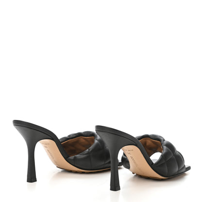 Bottega Veneta Nappa Matelasse Padded Mule Sandals 35 Black 4 of 8