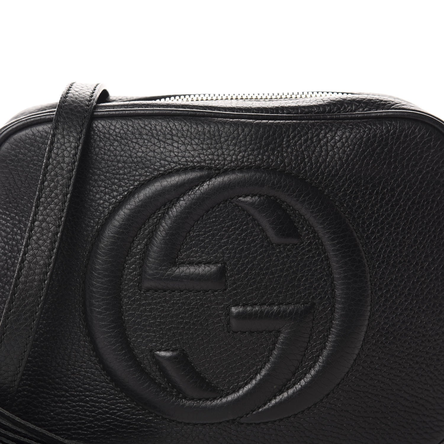 Gucci Pebbled Calfskin Small Soho Disco Bag Black 10 of 10