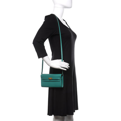 Hermes Epsom Kelly Wallet To Go Vert Jade Bleu Brume 2 of 10