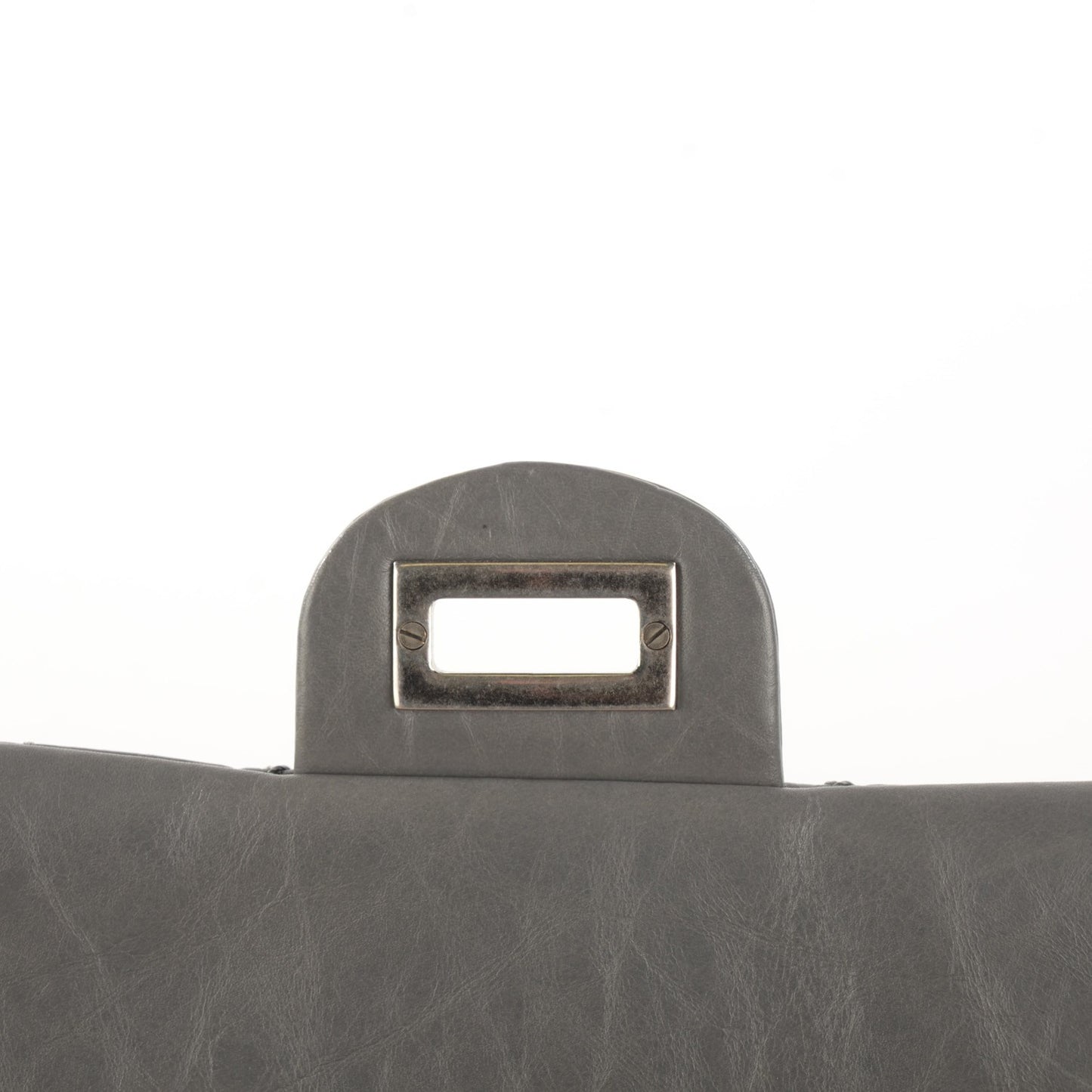 Aged Calfskin Accordion Reissue 2.55 Flap Grey