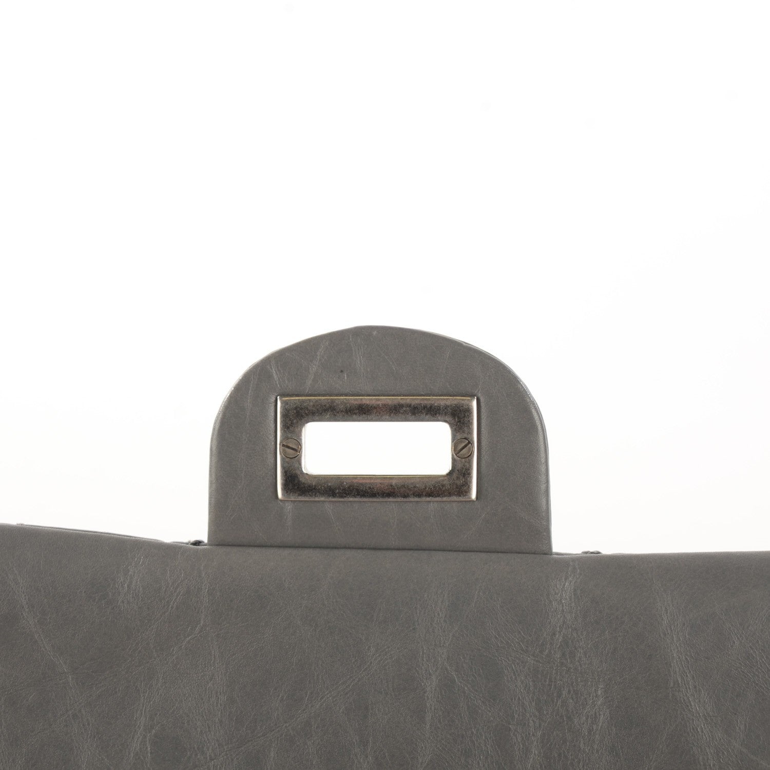 Chanel Aged Calfskin Accordion Reissue 2.55 Flap Grey 5 of 8
