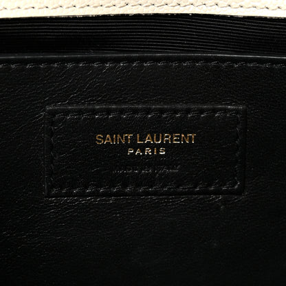 Saint Laurent Grain De Poudre Classic Monogram Cassandre Clutch Crema Soft 5 of 7