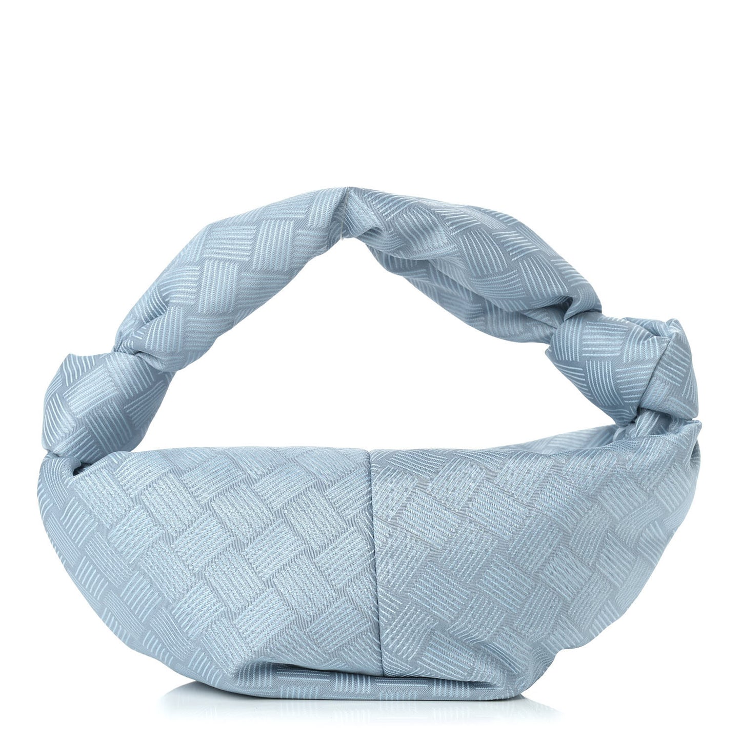 Jacquard Mini Double Knot Bag Bubble Silver