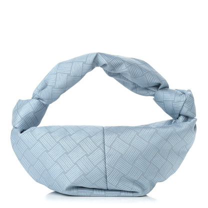 Bottega Veneta Jacquard Mini Double Knot Bag Bubble Silver 1 of 7