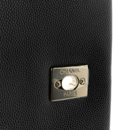Chanel Caviar Quilted Small Coco Handle Flap Black 7 of 12