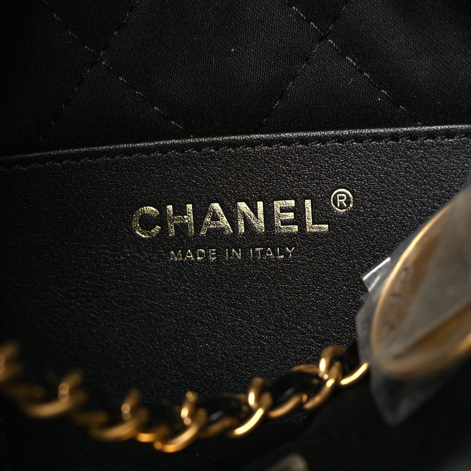 Chanel Shiny Calfskin Quilted Mini Chanel 22 Black 6 of 11