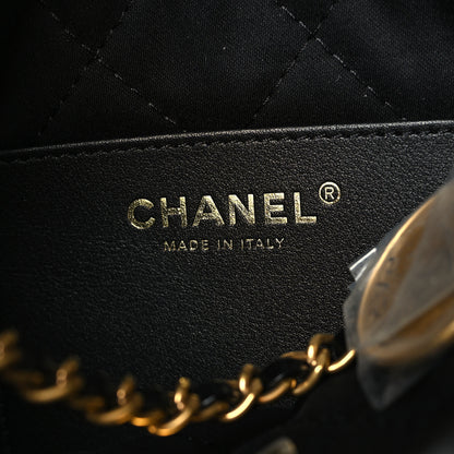 Chanel Shiny Calfskin Quilted Mini Chanel 22 Black 6 of 11