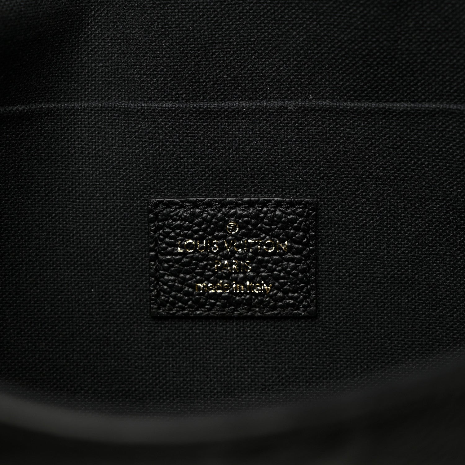 Louis Vuitton Empreinte Pochette Felicie Chain Wallet Black 7 of 7