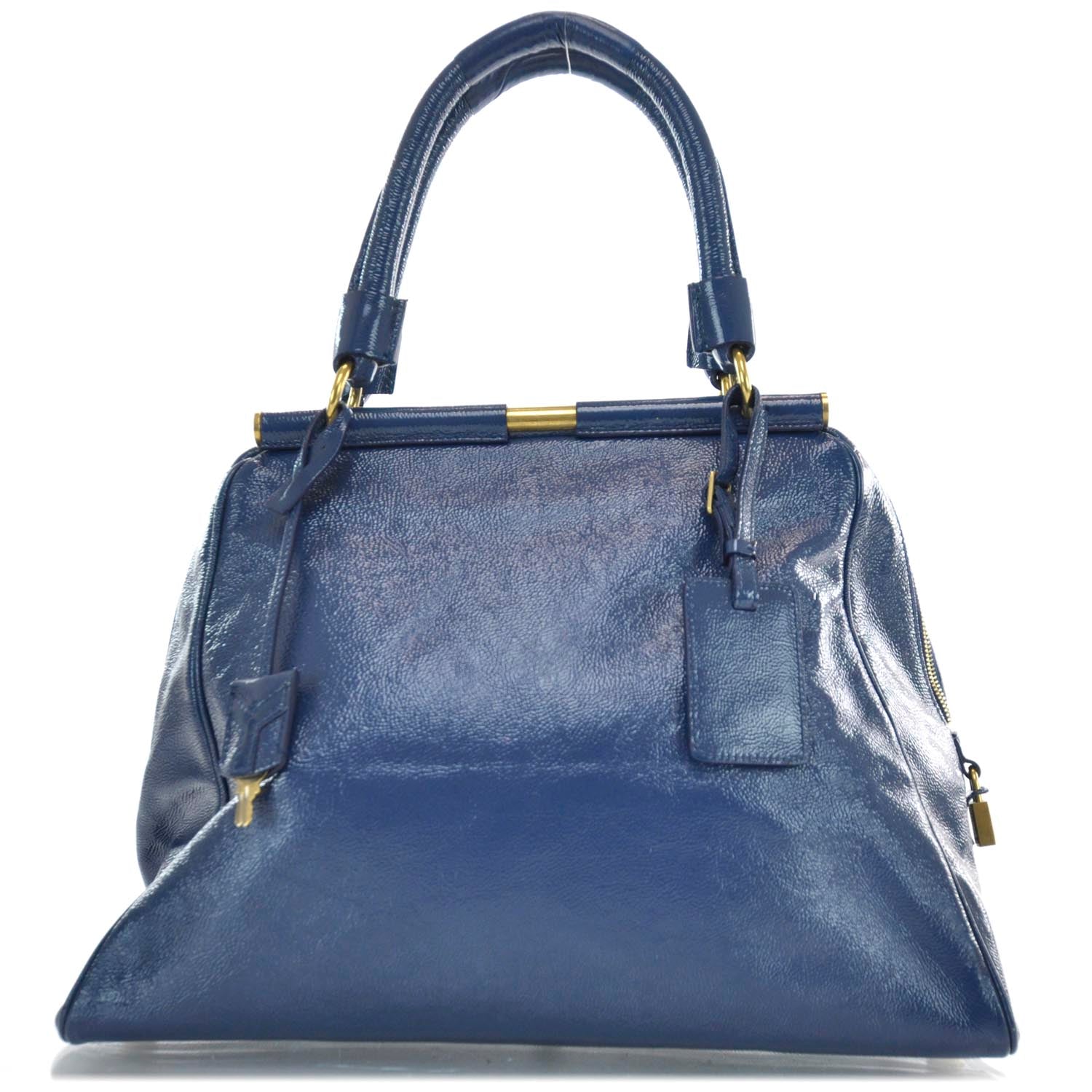 Saint Laurent Patent Majorelle Blue 1 of 10