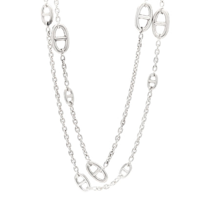 Hermes Sterling Silver Farandole Necklace 120 1 of 4