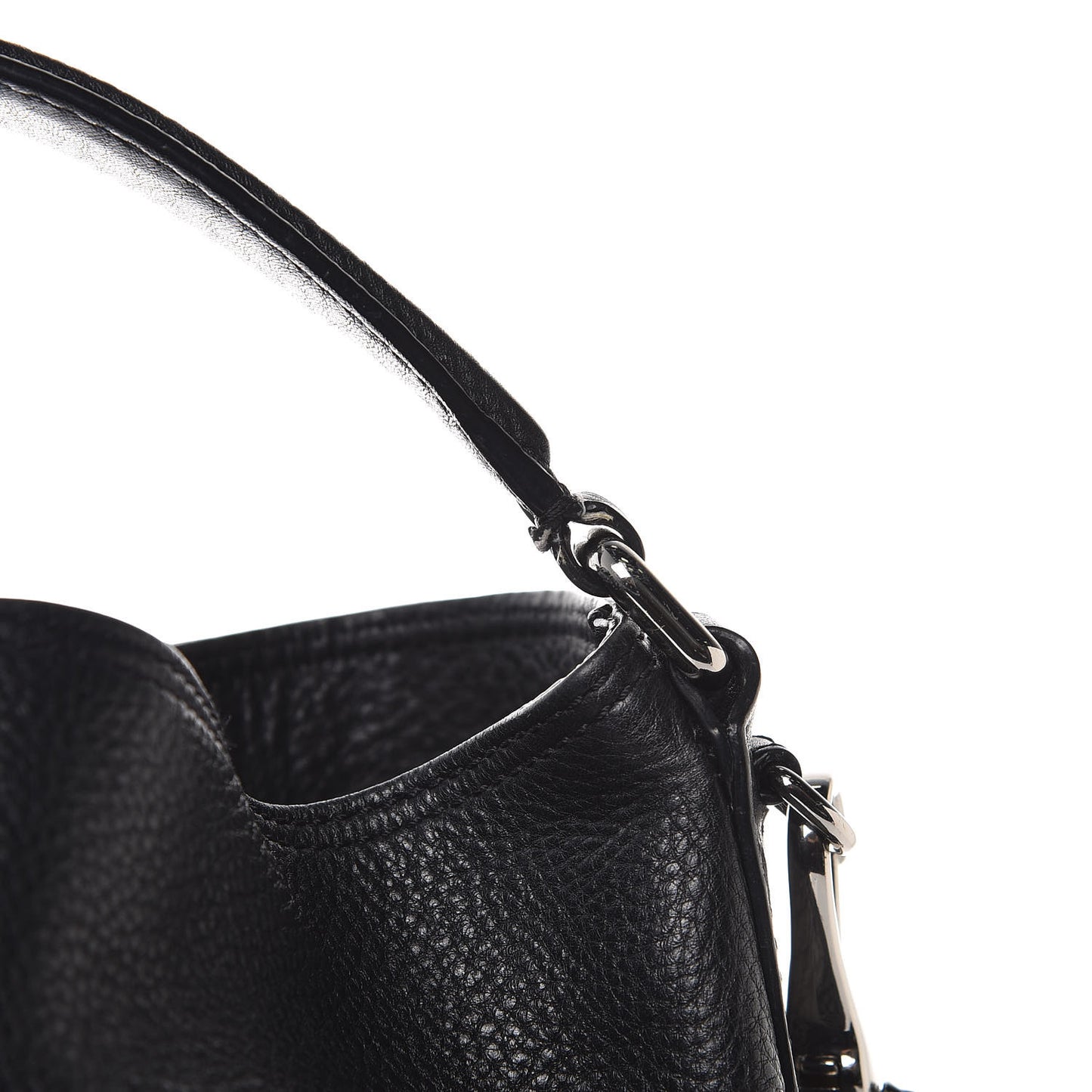 Calfskin Studded Medium Susanna Hobo Black