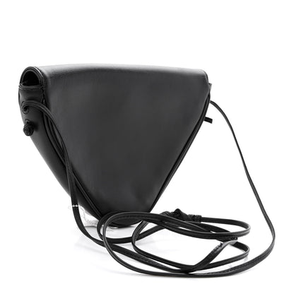 Celine Smooth Calfskin Triangle Crossbody Bag Black 3 of 11