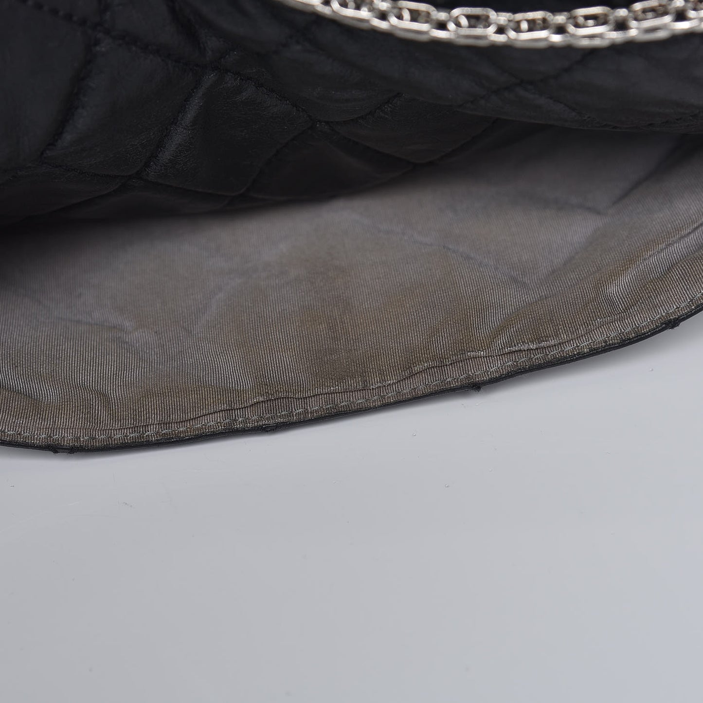 Aged Calfskin Oversized Reissue Overnight Tote Black