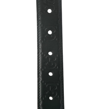 Gucci Guccissima Mens Signature Belt 95 38 Green 4 of 5