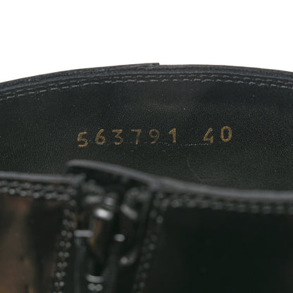Balenciaga Polished Calfskin Rim Boots 40 Black 7 of 9