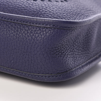 Hermes Taurillon Clemence Amazone Evelyne TPM Bleu Encre 10 of 11