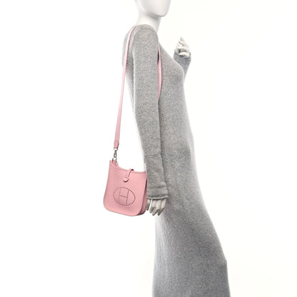 Hermes Taurillon Clemence Evelyne TPM Rose Sakura 2 of 11