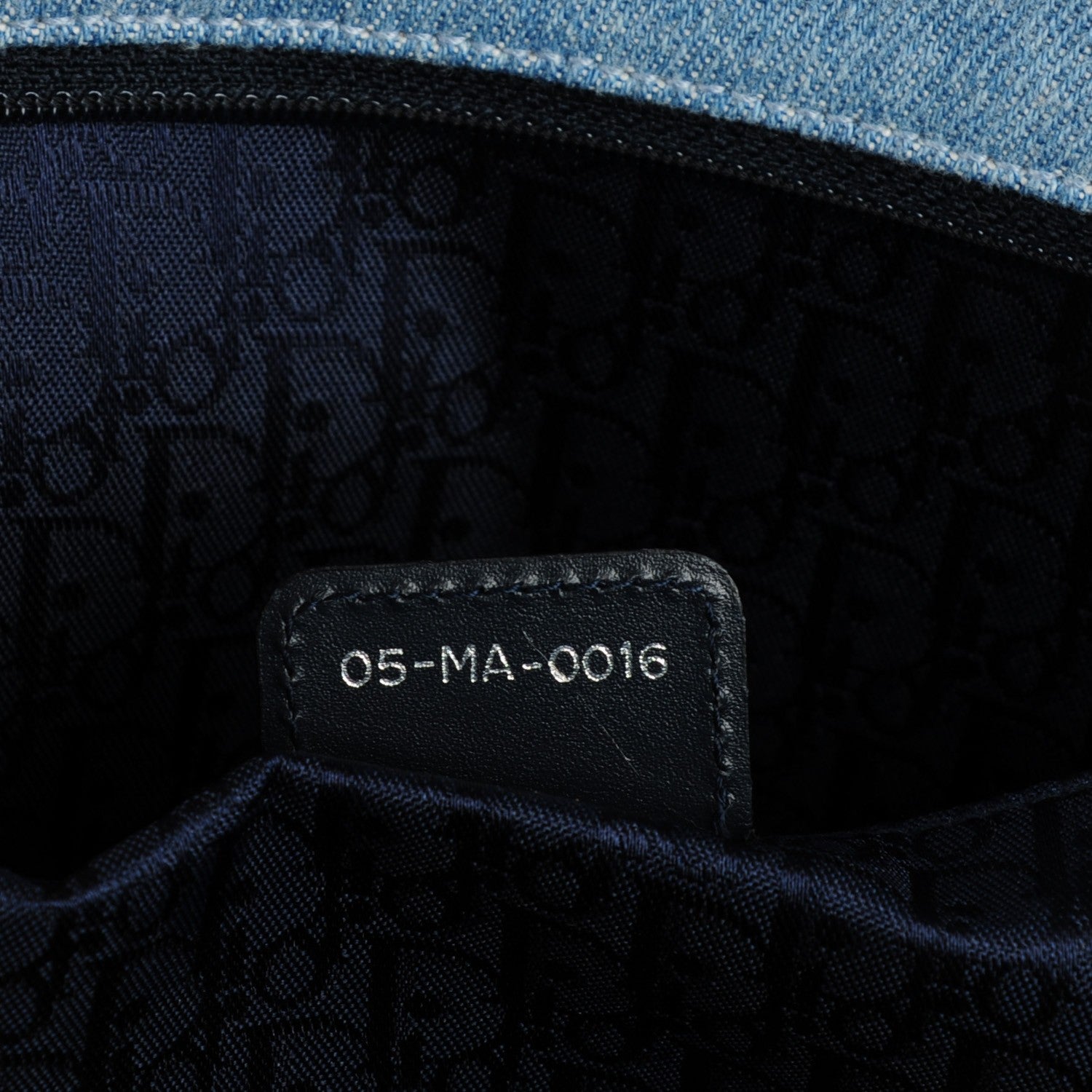 Christian Dior Denim Quilted Cannage Lady Dior Shopper Tote Light Blue 9 of 9