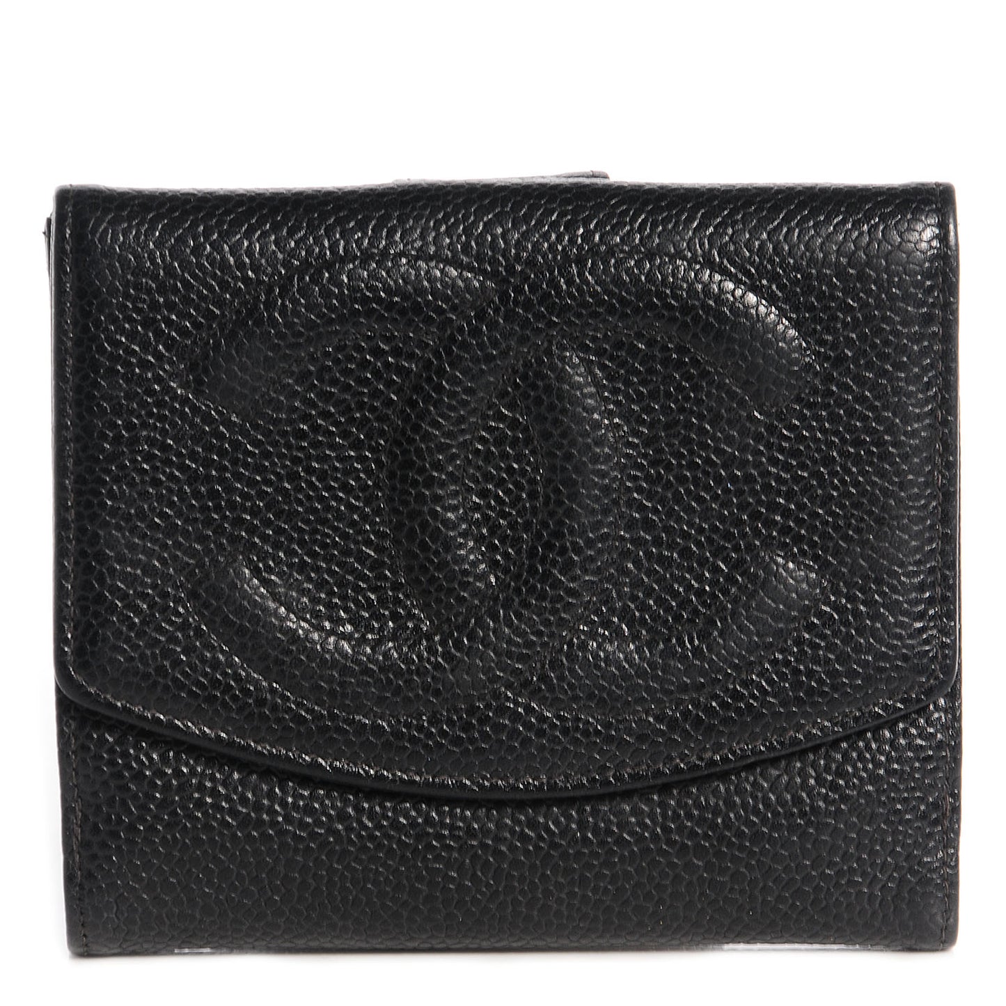 Caviar Compact CC Wallet Black