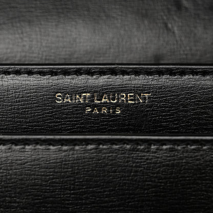 Saint Laurent Calfskin Medium Monogram Sunset Black 6 of 17