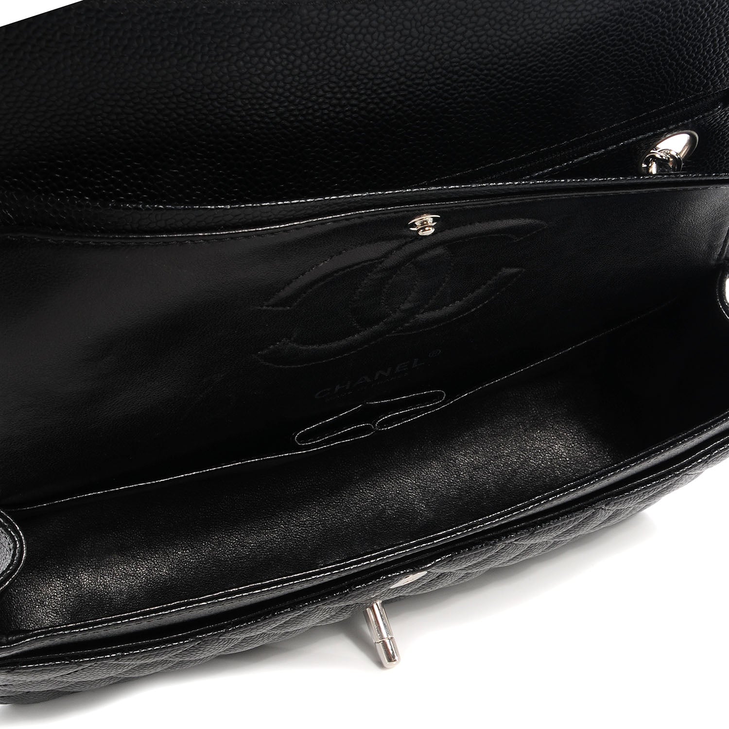 Chanel Caviar Quilted Medium Double Flap Black 5 of 8