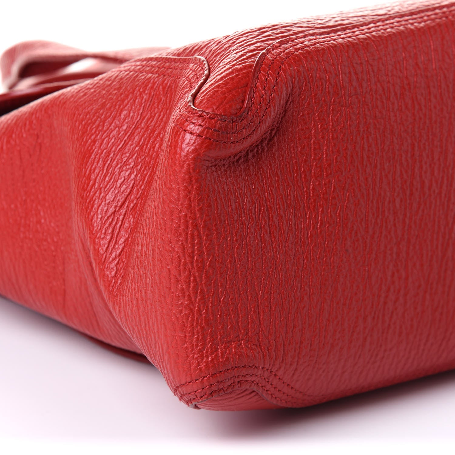 3.1 Phillip Lim Textured Calfskin Medium Pashli Satchel Red 12 of 13