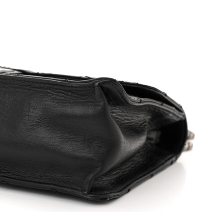 Chanel Calfskin CC Crave Reissue Crown Jumbo Flap Black 10 of 11
