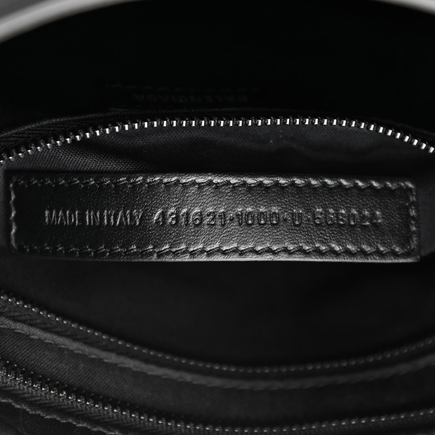 Balenciaga Matte Supple Lambskin Crocodile Embossed Classic Black Hardware S City Black 7 of 11