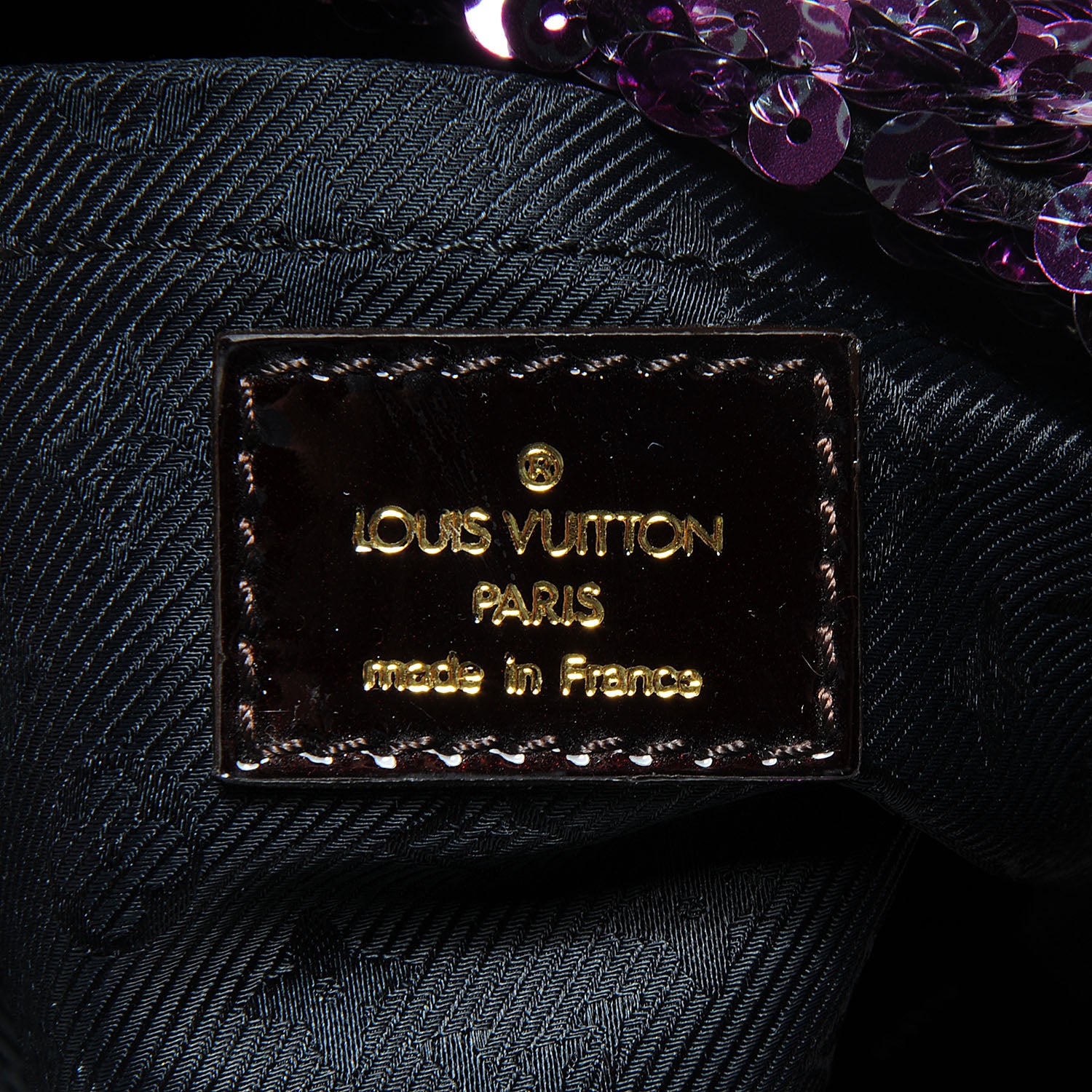 Louis Vuitton Sequin Pochette Rococo Violet 7 of 7