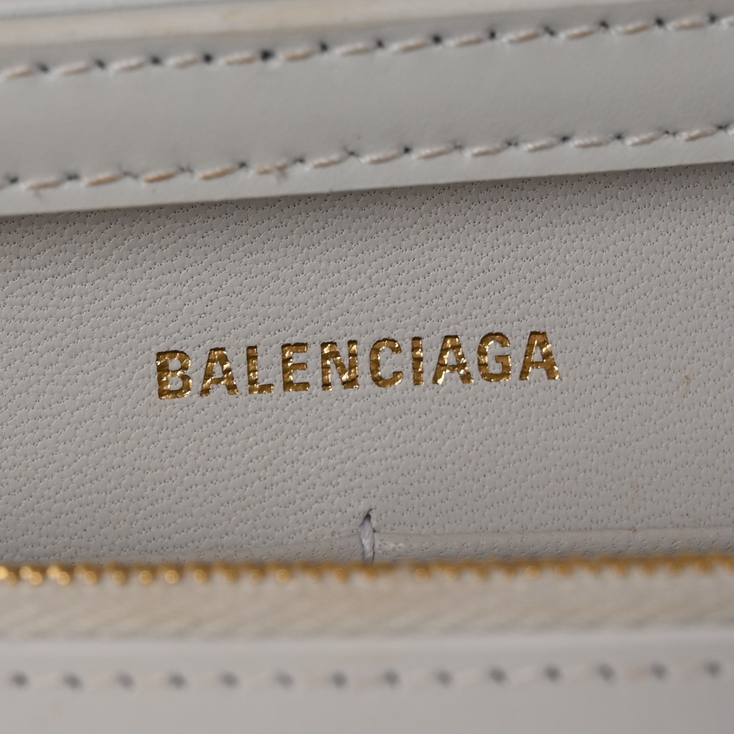Balenciaga Shiny Box Calfskin Hourglass Chain Bag White 6 of 14