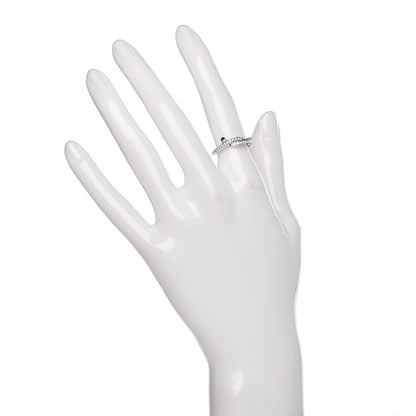 Cartier 18K White Gold Diamond Entrelaces Ring 48 4.5 2 of 6