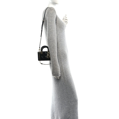 Christian Dior Lambskin Cannage Micro Lady D-Joy Black 2 of 10