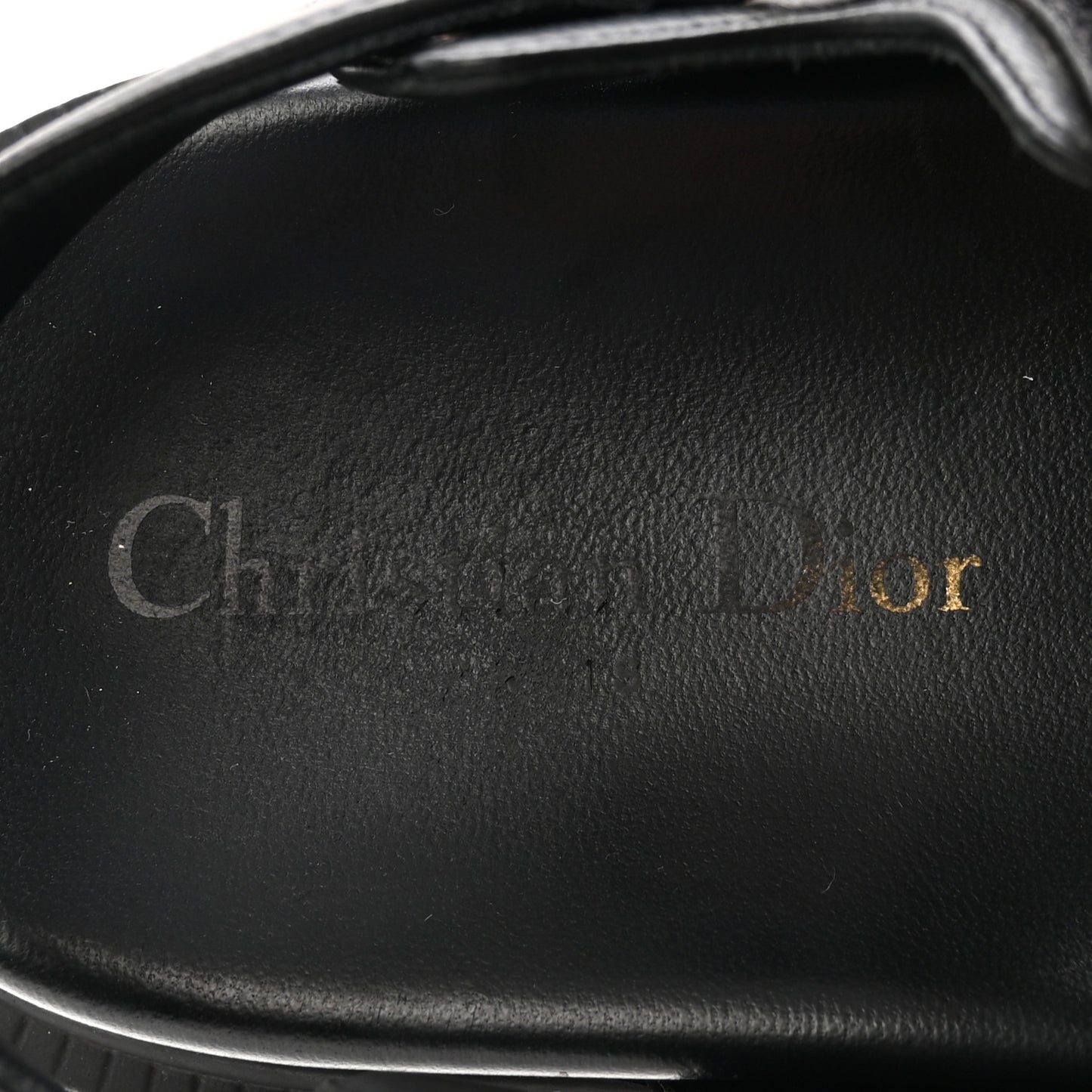 Lambskin Dioract 10mm Sandals 35 Black