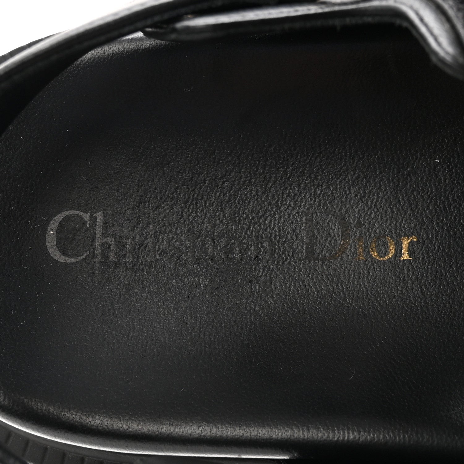 Christian Dior Lambskin Dioract 10mm Sandals 35 Black 8 of 10