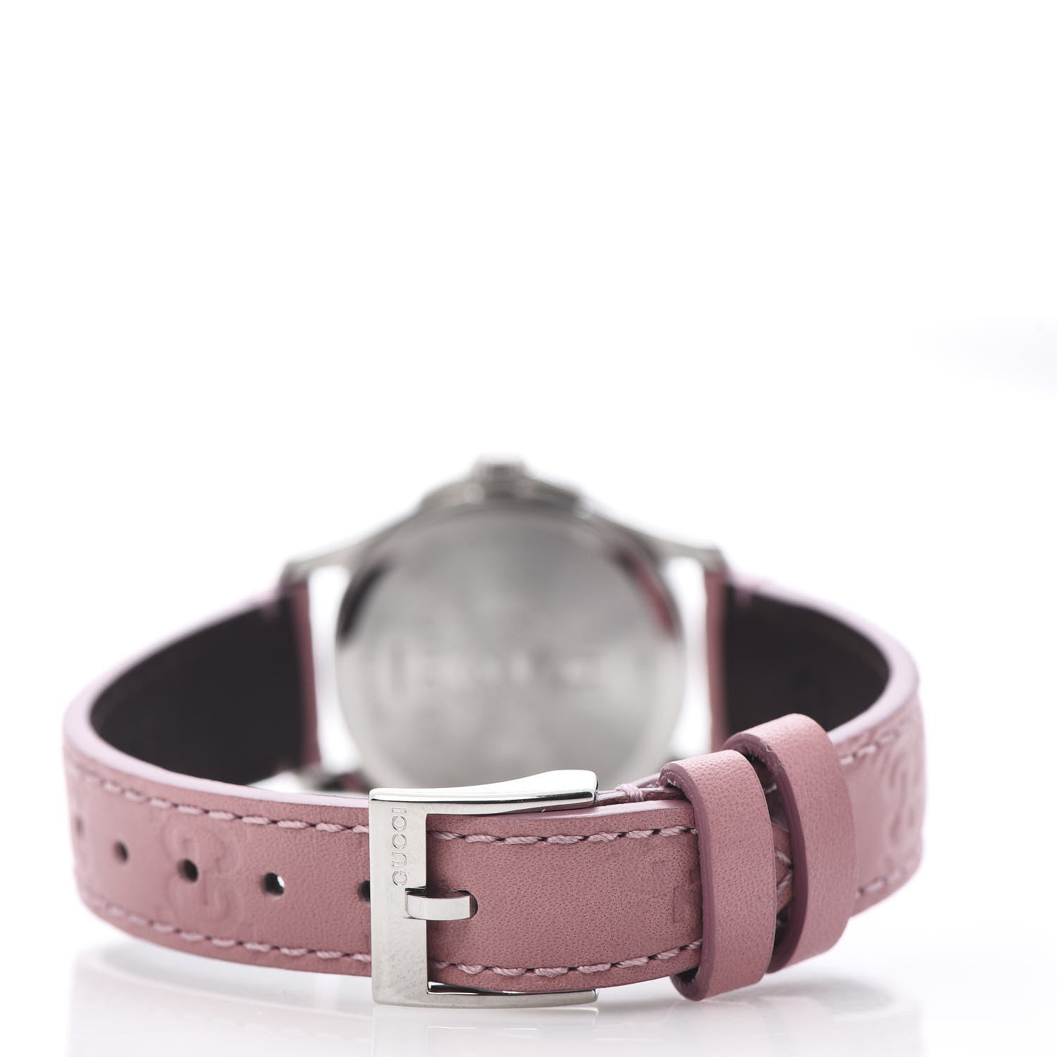 Gucci Stainless Steel Calfskin 27mm G-Timeless Quartz Watch Pink 4 of 5