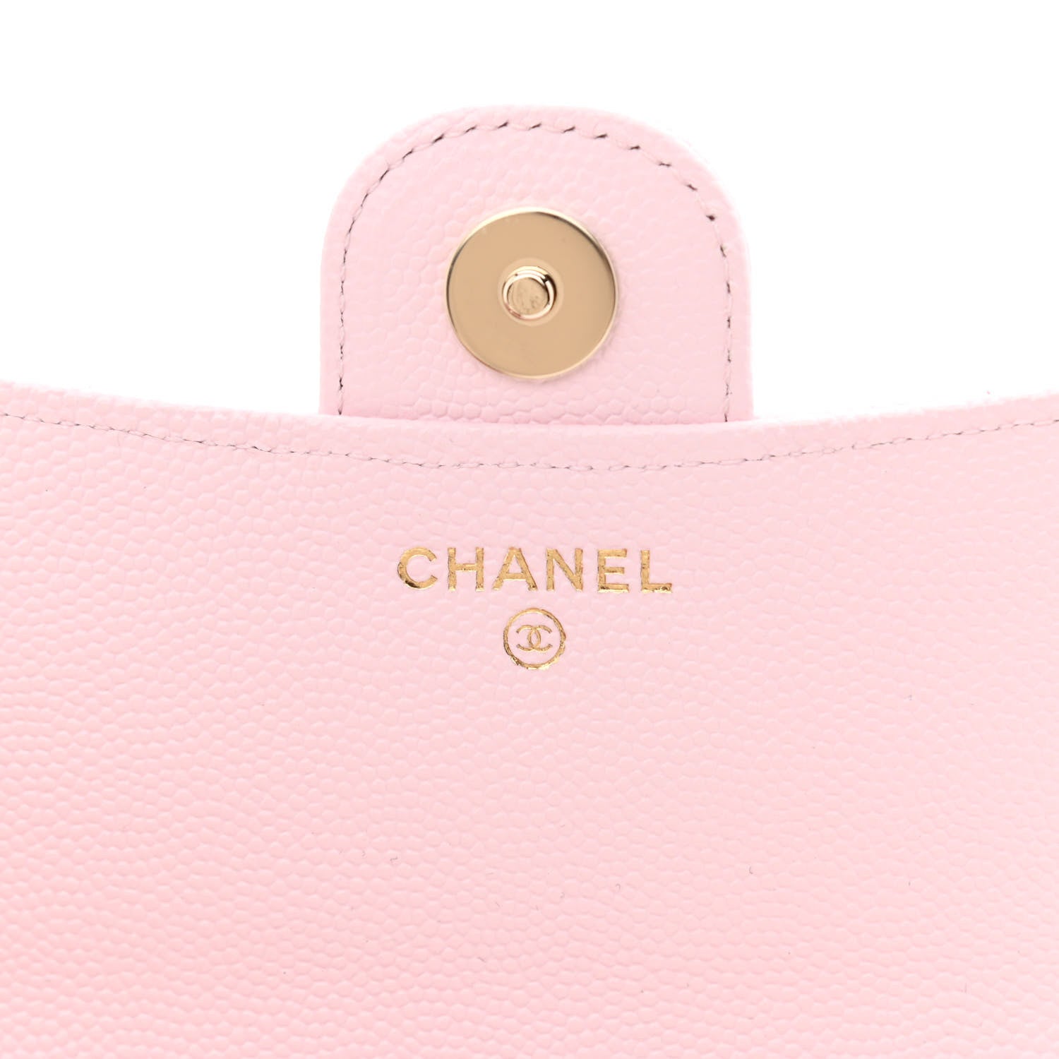 Chanel Caviar Quilted Flap Phone Holder With Chain Light Pink 7 of 13