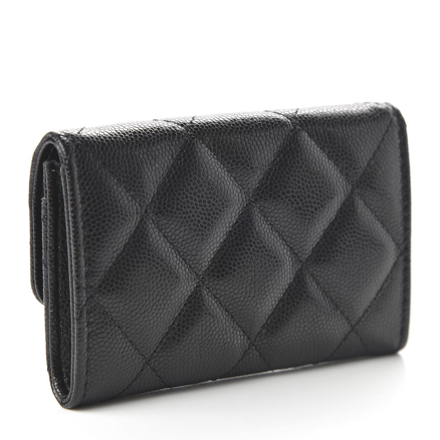 Chanel Caviar Quilted My Everything Flap Card Holder Black 3 of 12