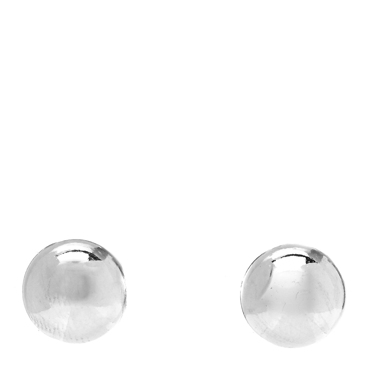 Tiffany Sterling Silver 10mm HardWear Ball Earrings 1 of 3
