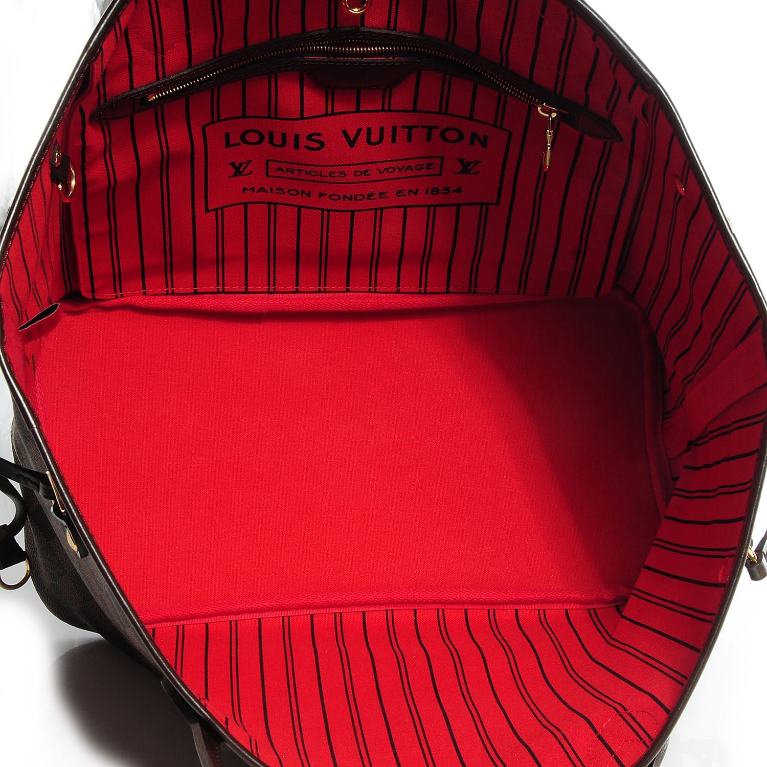 Louis Vuitton Damier Ebene Neverfull MM 5 of 8