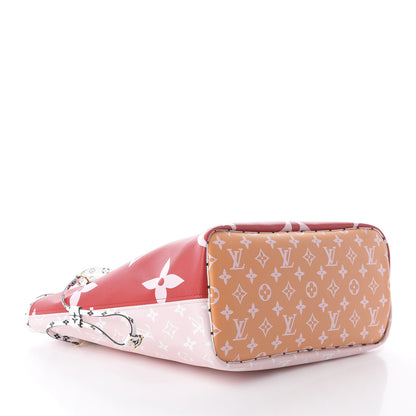 Louis Vuitton Monogram Giant Neverfull MM Rouge 3 of 8