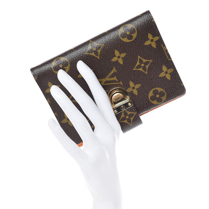 Louis Vuitton Monogram Koala Small Ring Agenda Orange 2 of 7