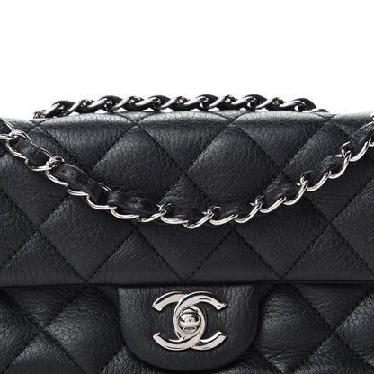 Chanel Deerskin Quilted East West Flap Black 10 of 10